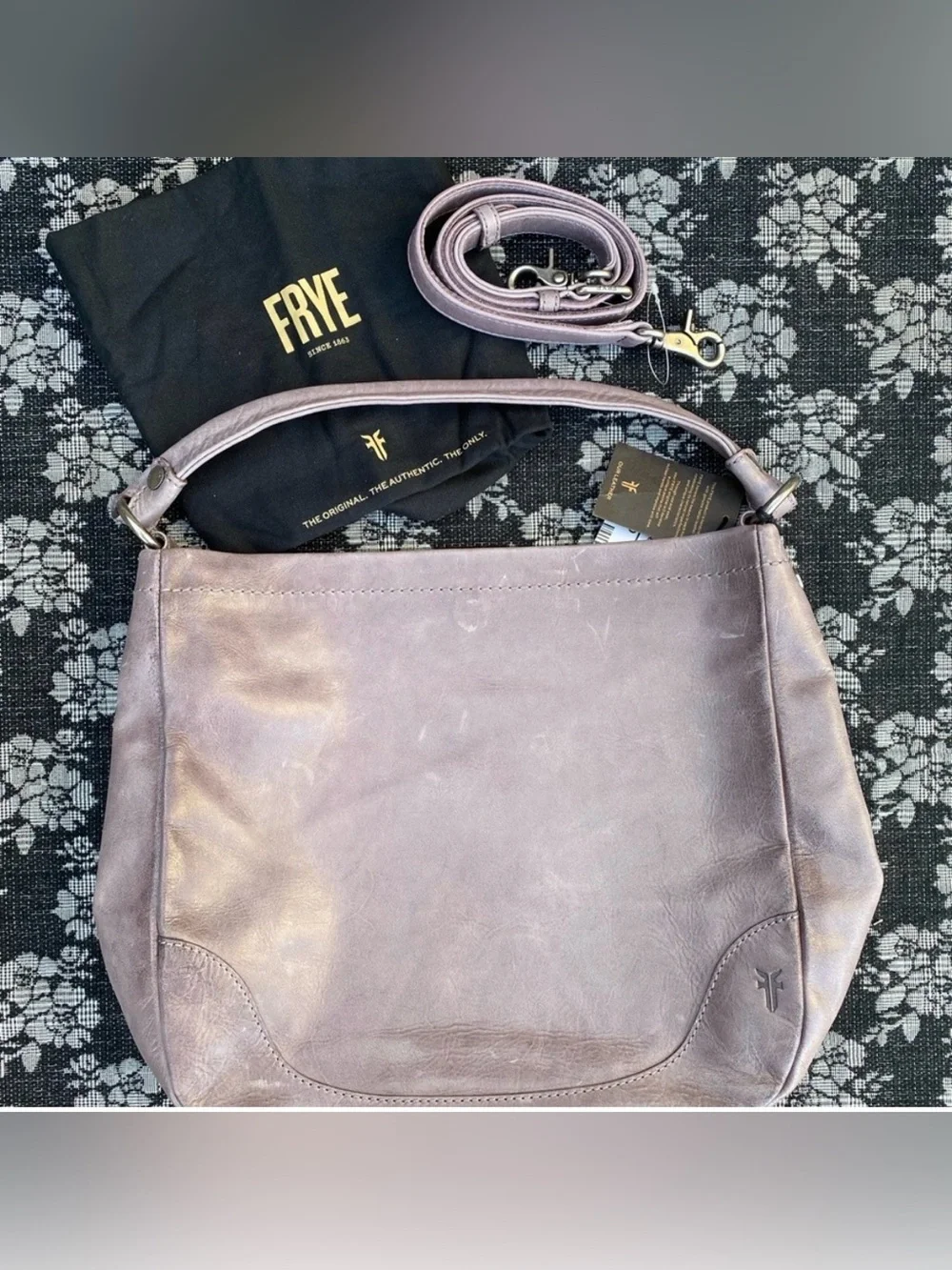 NWT Frye Melissa Hobo Amethyst Bag